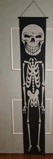 SKELETON Halloween Decoration 72" X 11.5" Hanging Banner Decor