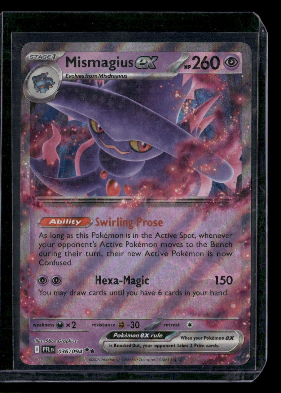 Pokemon ME02: Phantasmal Flames #036/094 Mismagius ex