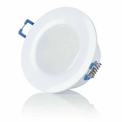 LED Einbaustrahler Bad IP44 230V 6,5W 68mm Deckenspot Feuchtraum Einbauleuchte - Bild 1 von 4