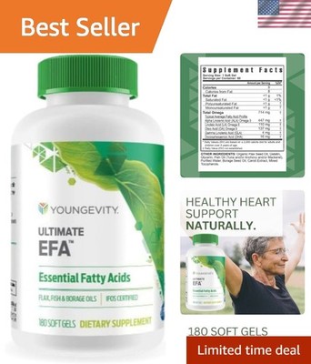 Ultimate EFA - Organic Source of Essential Fatty Acids | Omega 3, 6, & 9 | Ma...
