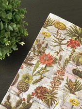 DESERT GARDEN Design Print Tissue Paper Sheets Choose Size  Package Amount