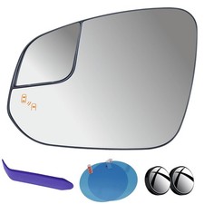 Upgraded European Style Driver Side Mirror Glass Replacement for RAV4 Tacoma
