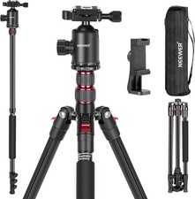 77 inch Camera Tripod Monopod DSLR Phone W/ 360 Panoramic Ball Head 2 Axis
