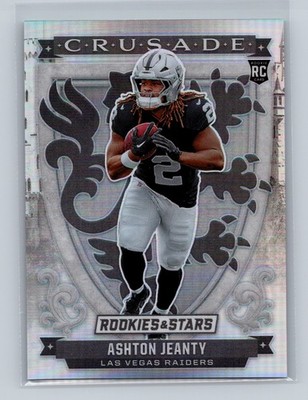 2025 Panini Rookies & Stars Crusade Silver Ashton Jeanty RC #9 Las Vegas Raiders