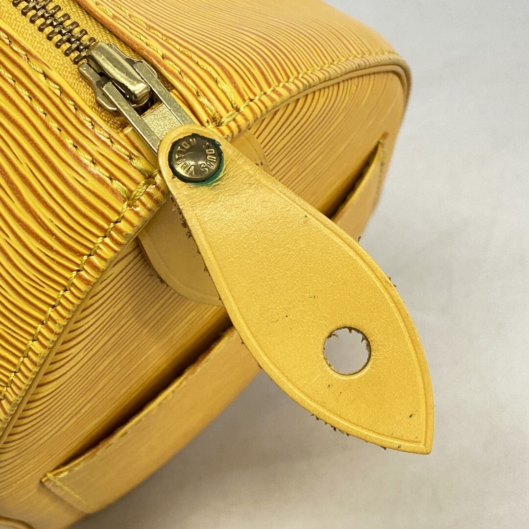LOUIS VUITTON Speedy 25 M43019 Handbag Boston bag Yellow Epi Leather Auth thumbnail 10