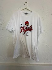 Breaking T Mens White Albert Pujols St Louis Cardinals Caricature Shirt XL NWOT