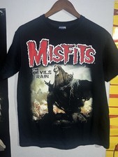 Vtg Y2K Misfits Devils Rain Band Tee Punk Metal Emo Goth Skull Rare Rock Sludge