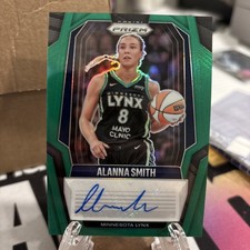 2025 Panini Prizm Alanna Smith Green Prizm Auto No.SG-AS Minnesota Lynx