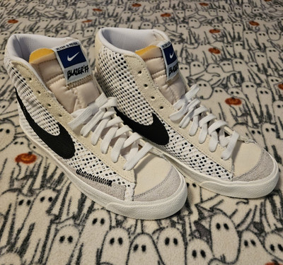 Nike Blazer Mid '77 Alter & Reveal Mid Top Lace-Up Sneakers White +  Black