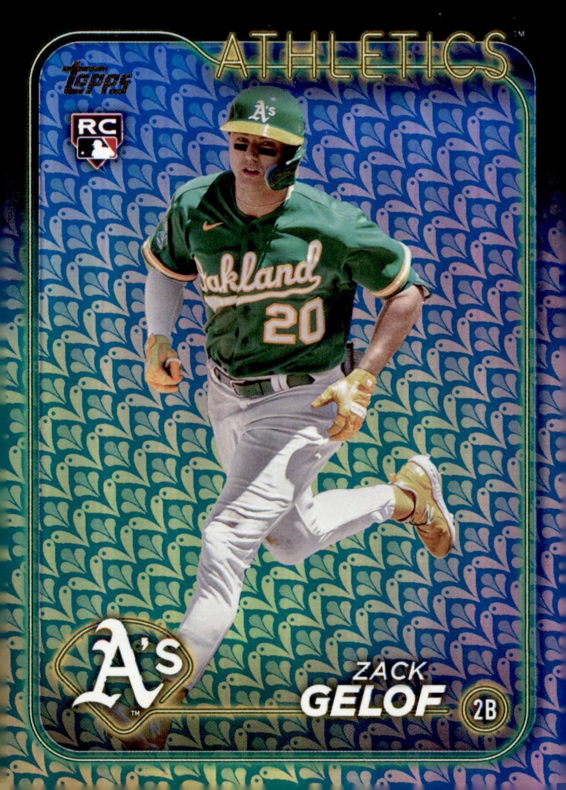 2024 Topps Series 1 - Zack Gelof #166 Holiday (RC)