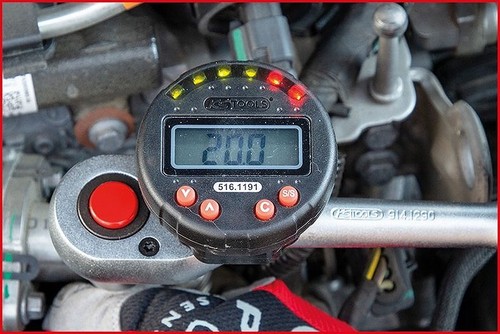 KS TOOLS Digitaler Drehwinkelmesser mit Magnet, Ø 55,0 mm - Bild 8 von 10