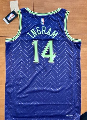 Nike NBA New Orleans Pelicans City Edition Brandon Ingram #14 Jersey Men s S