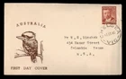 DR WHO 1948 AUSTRALIA FDC MUELLER CHELSEA w31076
