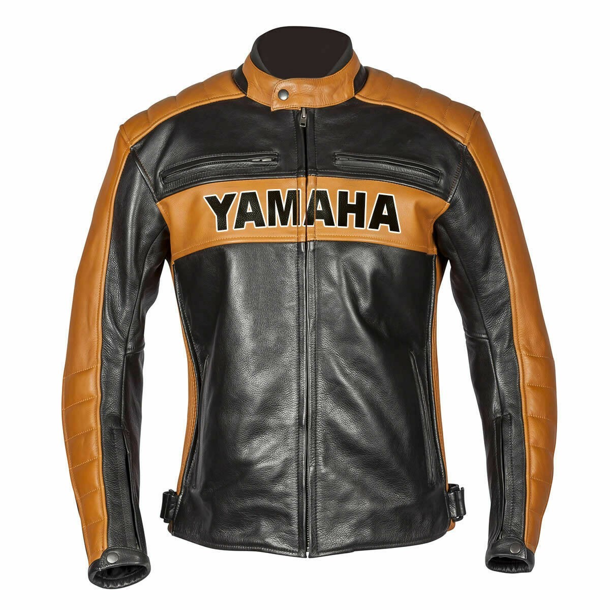 Giacca moto en cuir pour homme pour se protéger du vent en route