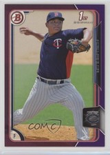 2015 Bowman Prospects Purple 203/250 Chih-Wei Hu #BP112 1p5