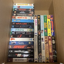 VHS Tapes Lot Of 30 Vintage Movies TV Mixed Bundle Tape Variety