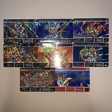SD Gundam Carddass 8 Card Set Knight Gundam Hologram