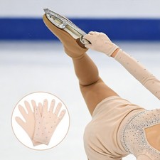 Figure Ice Skating Gloves Winter Skate Competition Supply for Women