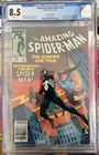 Amazing Spider-Man #252 CGC 8.5 White Pages - 1st Black Suit /Symbiote NEWSSTAND
