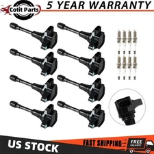 8x Ignition Coil & 8x Iridium Spark Plug Kit for Nissan Armada INFINITI QX80