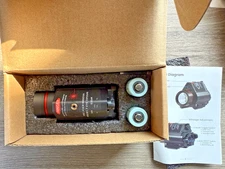 Feyachi LF-38 Red Laser Tactical Picatinny Mount Flashlight WML