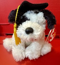 TY Beanie Babies Original CONGRATS the Graduation Dog 6” NWT 2013
