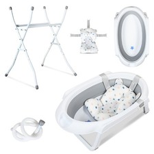Wanna dziecięca ze stojakiem Przenośna wanna Składana wanna dla niemowląt Tub 0-6 lat