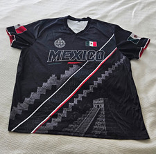 2026 Mexico Soccer Jersey men's, V Neck Short Sleeve Football Fan T Shirt xl