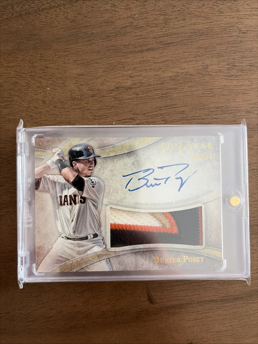 Topps Buster Posey Baseball Autographed Sports Trading Cards
