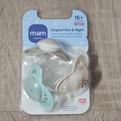 Variety 3 PACK MAM Original Pacifier, 16+ Months Original Day, Night