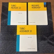 Lot 3 Borland Turbo User's Guides - 3.0/2.0 PB 1991