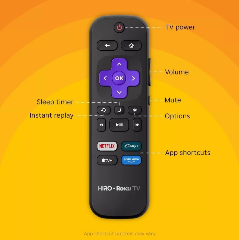 Hiro Roku TV 40" 1080p Full HD Smart Roku TV Dolby Audio for Streaming H40C3C4 alternate view 4