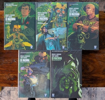 Ex Machina Deluxe Edition Hardcovers (HC) Vols 1-5 (1 2 3 4 5) Vaughan/Harris NM