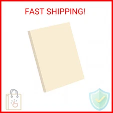 Cream Pastel Color Card Stock Paper, 67lb Cover Medium Weight Cardstock, for Art