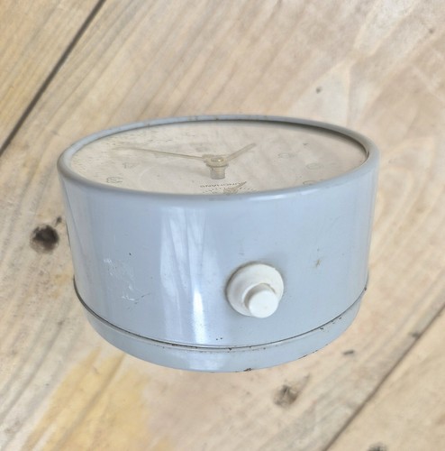 Vintage Junghans Mid Century Blau Rundwecker Made in Germany 1968 - Bild 6 von 6