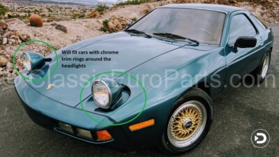 Euro H4 Hella headlight kit with city lights for US spec Porsche