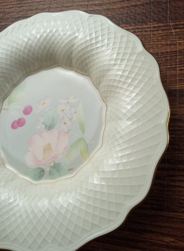 Mikasa Ivory Bone China 7.25" Plate Dish Botanica Gray B2019 Narumi--Japan - Picture 4 of 8