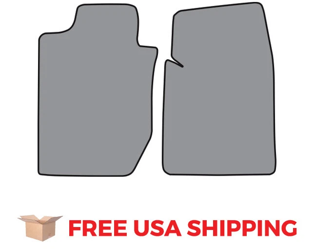 FITS 1987-1996 Dodge Dakota Floor Mat Frt Row 2pc Cutpile Foto 2 de 4