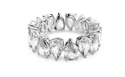 Swarovski 5572824 Siegerring Drop Cut weiß rhodiniert