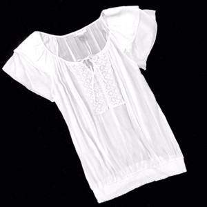 Kenar White Butterfly Sleeve Summer Blouse Ebay