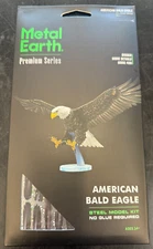 Fascinations Premium Series AMERICAN BALD EAGLE 3D Steel Metal Earth Model Kit