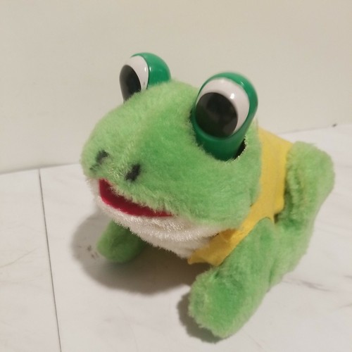 Jumping Funny Frog - Vintage Battery Operated Toy In Original Box, Amico, Japan - 第 8/11 張圖片