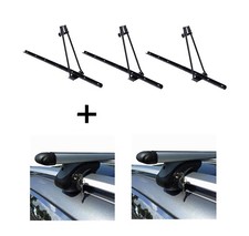 3x Fahrradtr�ger ORION+Relingtr�ger VDP XL 135 f�r f�r BMW X5 E70 06-10