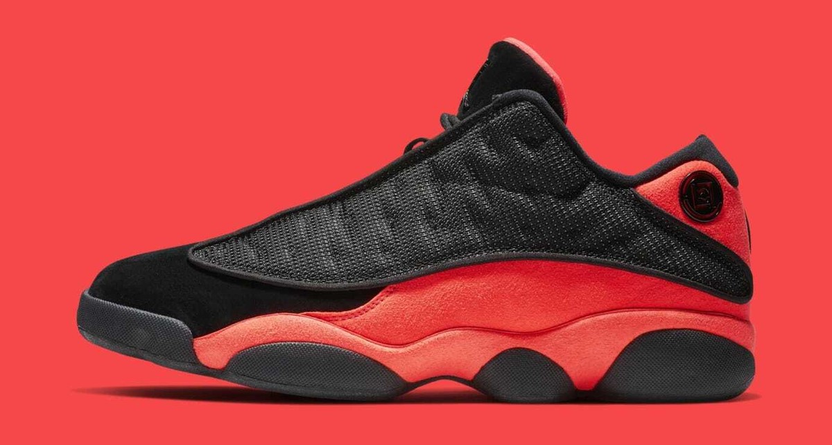 Nike Air Jordan 13 XIII Retro Low Clot Bred Black Red Size 6