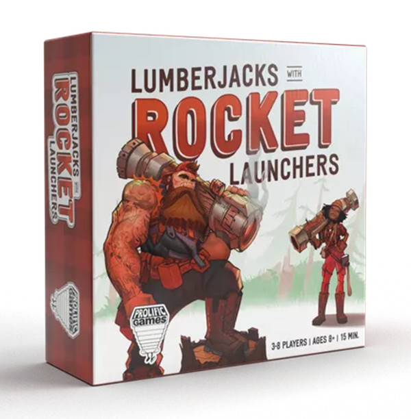 Лесорубы с ракетными установками Карточная игра Плодовитые игры Быстрая семейная вечеринка