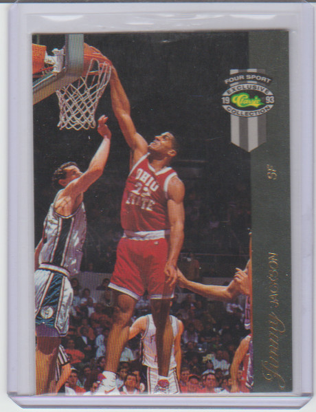 1993 Classic McDonald's Four Sport Exclusive Collection Jimmy Jackson Ohio State