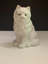 Vintage ArtMark Ceramic White Cat Bank Made In Taiwan