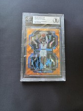 Quentin Grimes signed autographed orange cracked ice prizm rookie RC beckett COA