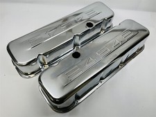 Chrome Steel 454 Logo Big Block Chevy Tall Valve Covers 396-502 Hotrod Bbc Chrome Steel 454 Logo Big Block Chevy Tall Valve Covers 396-502 Hotrod Bbc