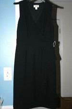 Little Black Dress/Size 6 Talbots Petites Dress/Lined/Side Zip/Preowned